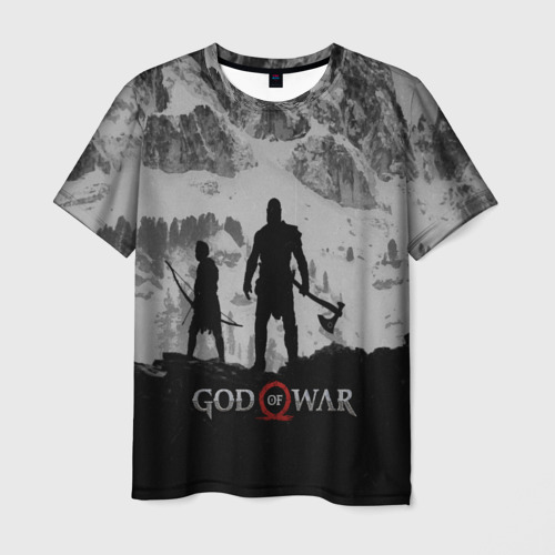 Мужская футболка 3D God of war, цвет 3D печать