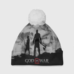 Шапка 3D c помпоном God of war