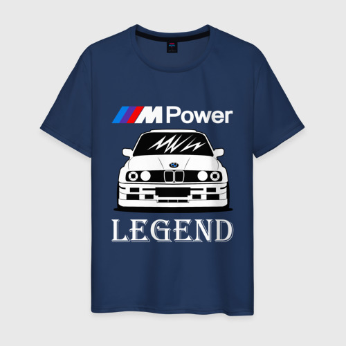 Мужская Футболка BMW Power LEGEND (хлопок)