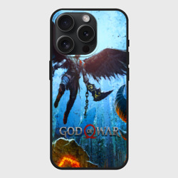 Чехол силиконовый для Apple iPhone 15 Pro матовый God of war