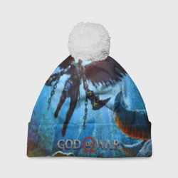 Шапка 3D c помпоном God of war