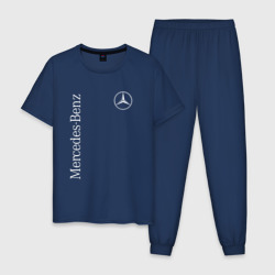 Мужская пижама хлопок Mercedes Benz logo