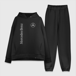 Женский костюм хлопок Oversize Mercedes Benz logo