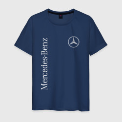 Мужская футболка хлопок Mercedes Benz logo