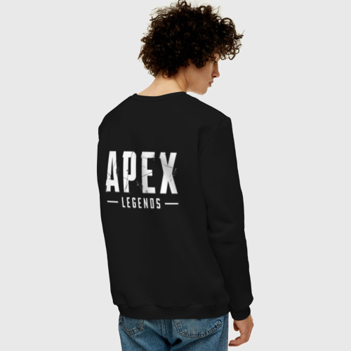Мужской свитшот хлопок Apex Legends, цвет черный - фото 4
