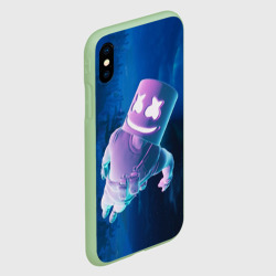 Чехол для iPhone XS Max матовый Fortnite & Marshmello - фото 2