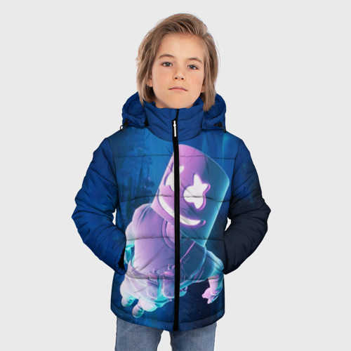 Зимняя куртка для мальчиков 3D Fortnite & Marshmello, цвет красный - фото 3