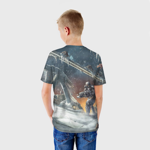 Детская футболка 3D Метро, цвет 3D печать - фото 4
