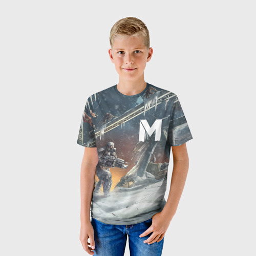 Детская футболка 3D Метро, цвет 3D печать - фото 3