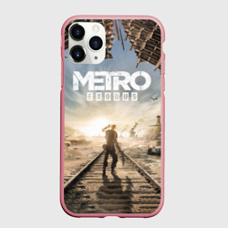 Чехол для iPhone 11 Pro Max матовый Метро Исход