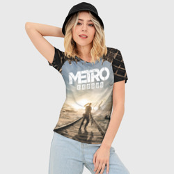 Женская футболка 3D Slim Метро Исход - фото 2