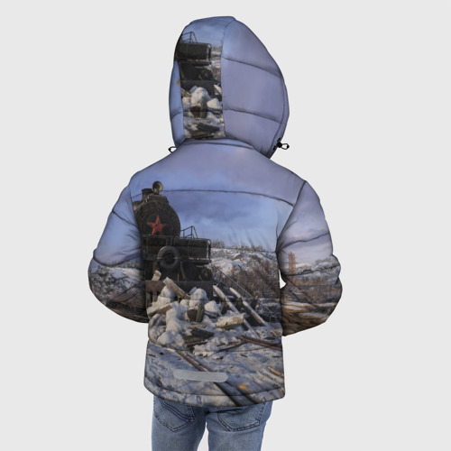 Зимняя куртка для мальчиков 3D Исход, цвет красный - фото 4