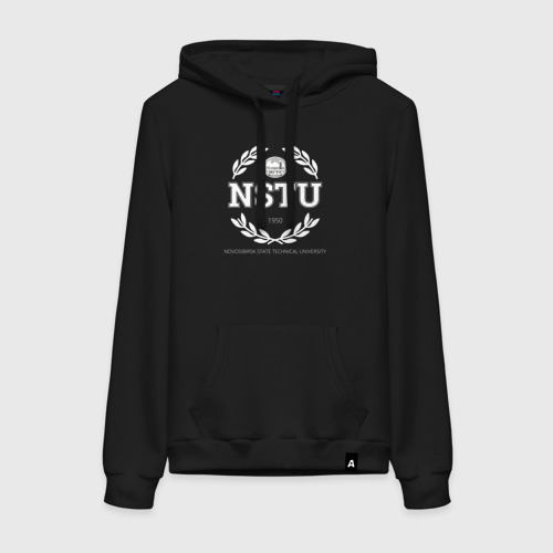 Женская толстовка хлопок NSTU, цвет черный