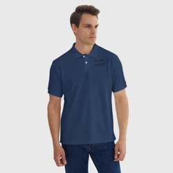 Мужское поло хлопок РУДН - фото 2