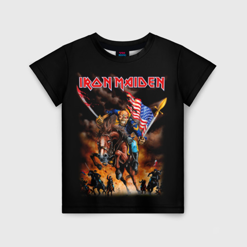 Детская футболка 3D Iron Maiden, цвет 3D печать