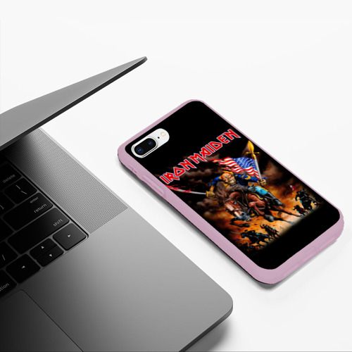 Чехол для iPhone 7Plus/8 Plus матовый с принтом Iron Maiden, фото #5