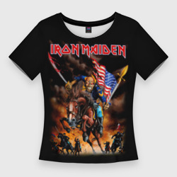 Женская футболка 3D Slim Iron Maiden