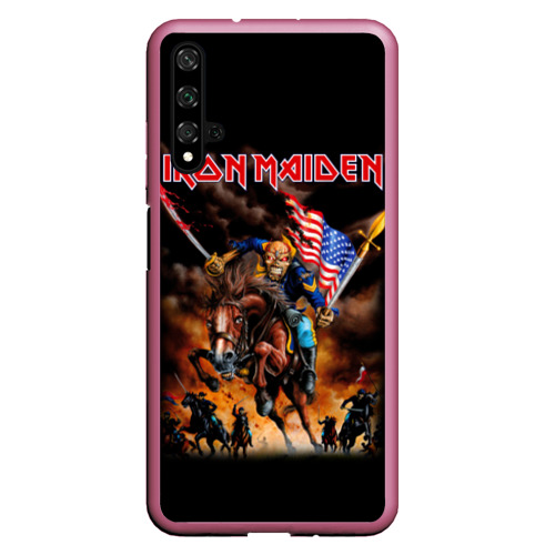 Чехол для Honor 20 Iron Maiden, цвет малиновый