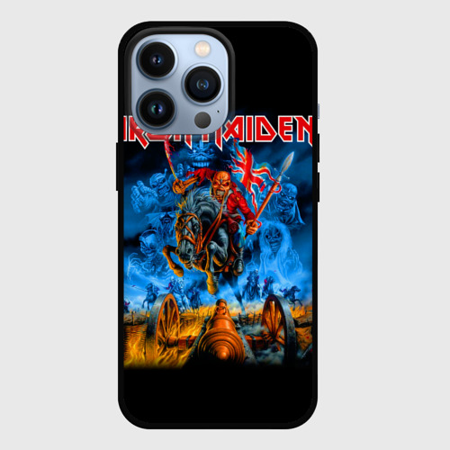 Чехол для iPhone 13 Pro Iron Maiden, цвет черный