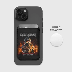 Картхолдер Magsafe магнитный Iron Maiden - фото 2
