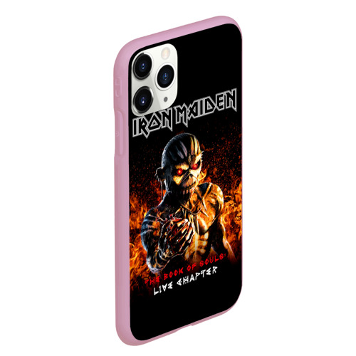Чехол для iPhone 11 Pro Max матовый Iron Maiden, цвет розовый - фото 3