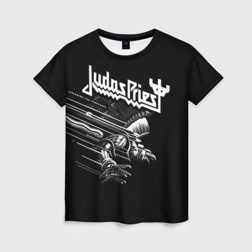 Женская футболка 3D Judas Priest, цвет 3D печать