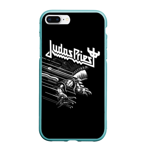 Чехол для iPhone 7Plus/8 Plus матовый Judas Priest, цвет мятный