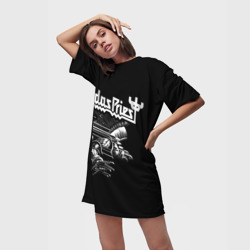 Платье-футболка 3D Judas Priest - фото 2