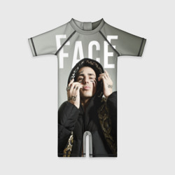 Детский купальный костюм 3D Face - slime