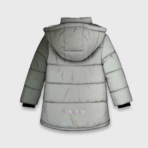 Зимняя куртка для девочек 3D Face - slime, цвет красный - фото 2
