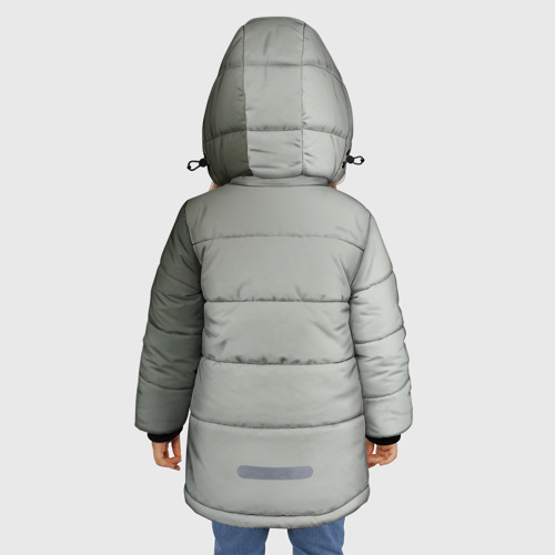 Зимняя куртка для девочек 3D Face - slime, цвет красный - фото 4