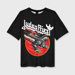 Женская футболка oversize 3D Judas Priest