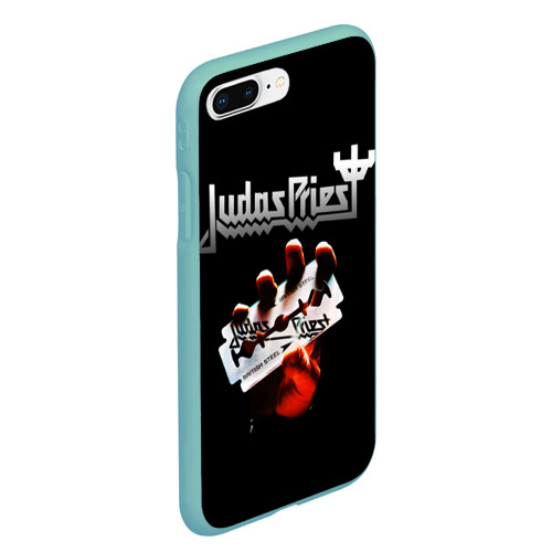 Чехол для iPhone 7Plus/8 Plus матовый Judas Priest, цвет мятный - фото 3