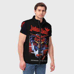 Мужской жилет утепленный 3D Judas Priest - фото 2
