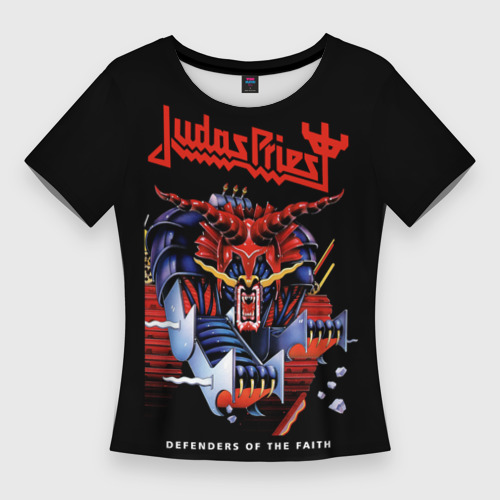 Женская футболка 3D Slim Judas Priest, цвет 3D печать