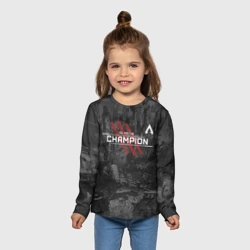 Детский лонгслив 3D You Are The Champion - фото 2