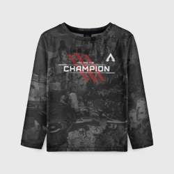 Детский лонгслив 3D You Are The Champion