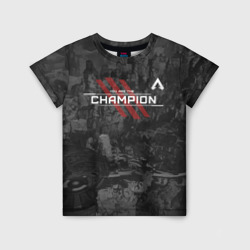 Детская футболка 3D You Are The Champion