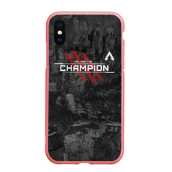 Чехол для iPhone XS Max матовый You Are The Champion