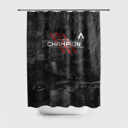 Штора 3D для ванной You Are The Champion