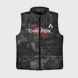 Женский жилет утепленный 3D You Are The Champion