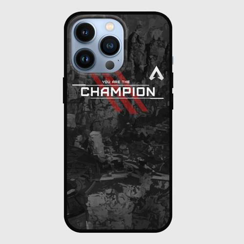 Чехол для iPhone 13 Pro с принтом You Are The Champion, вид спереди #2