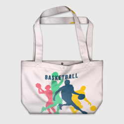 Пляжная сумка 3D Баскетбол
