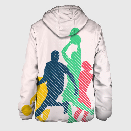 Мужская куртка 3D Баскетбол, цвет 3D печать - фото 2