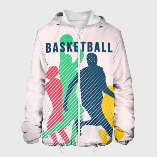 Мужская куртка 3D Баскетбол, цвет 3D печать