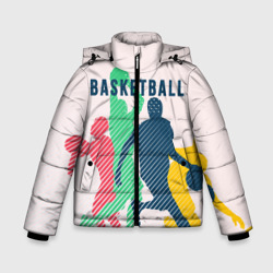 Зимняя куртка для мальчиков 3D Баскетбол