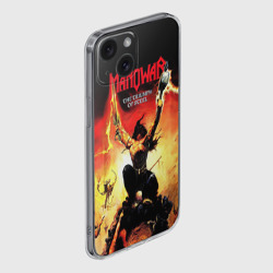 Чехол для iPhone 15 силиконовый с защитой камеры Manowar - фото 2