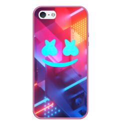 Чехол для iPhone 5/5S матовый Marshmello