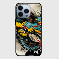 Чехол для iPhone 13 Pro Dsquared tattoo dragon