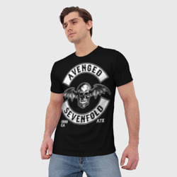 Мужская футболка 3D Avenged Sevenfold - фото 2